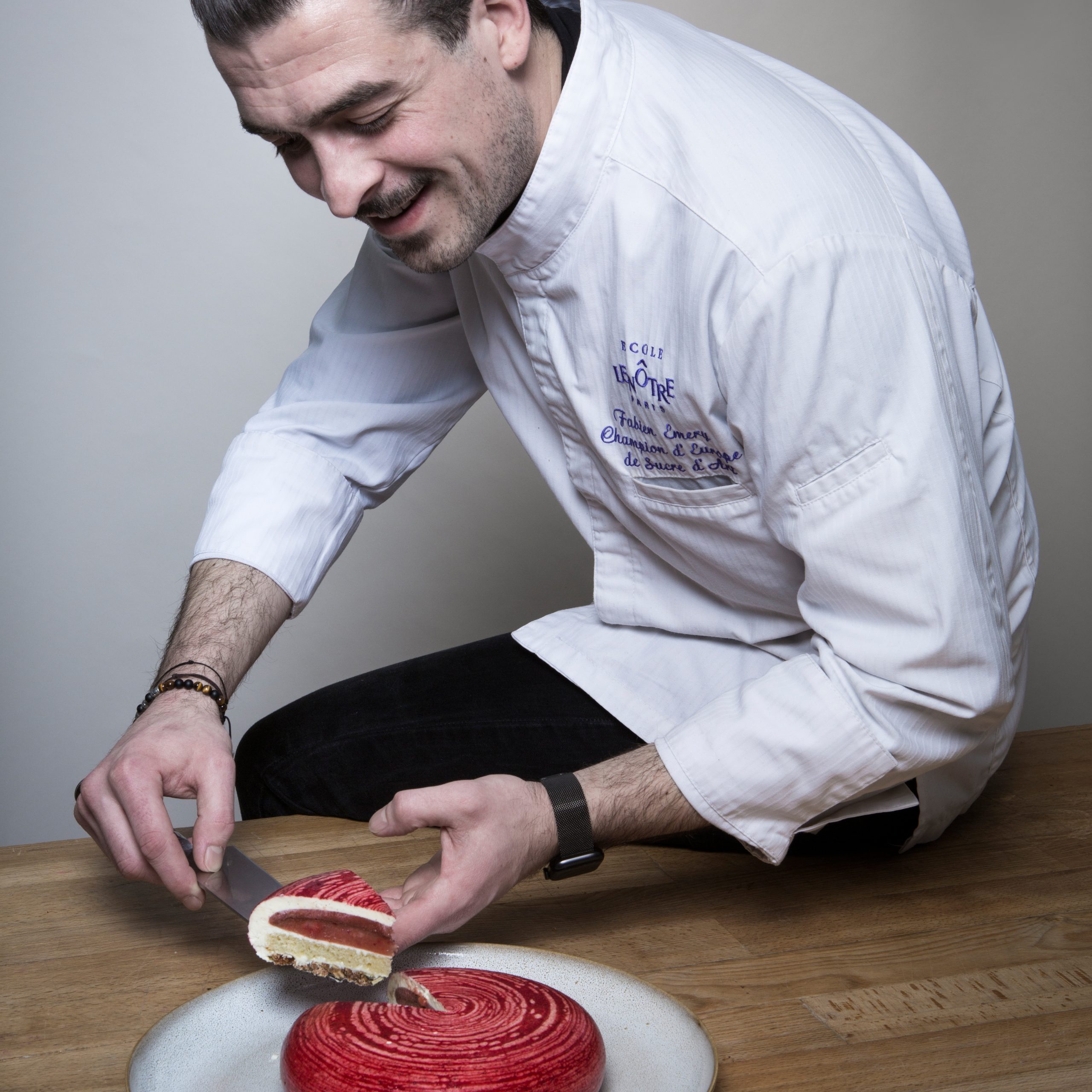 Fabien Emery - recette de l'entremets Gaïa