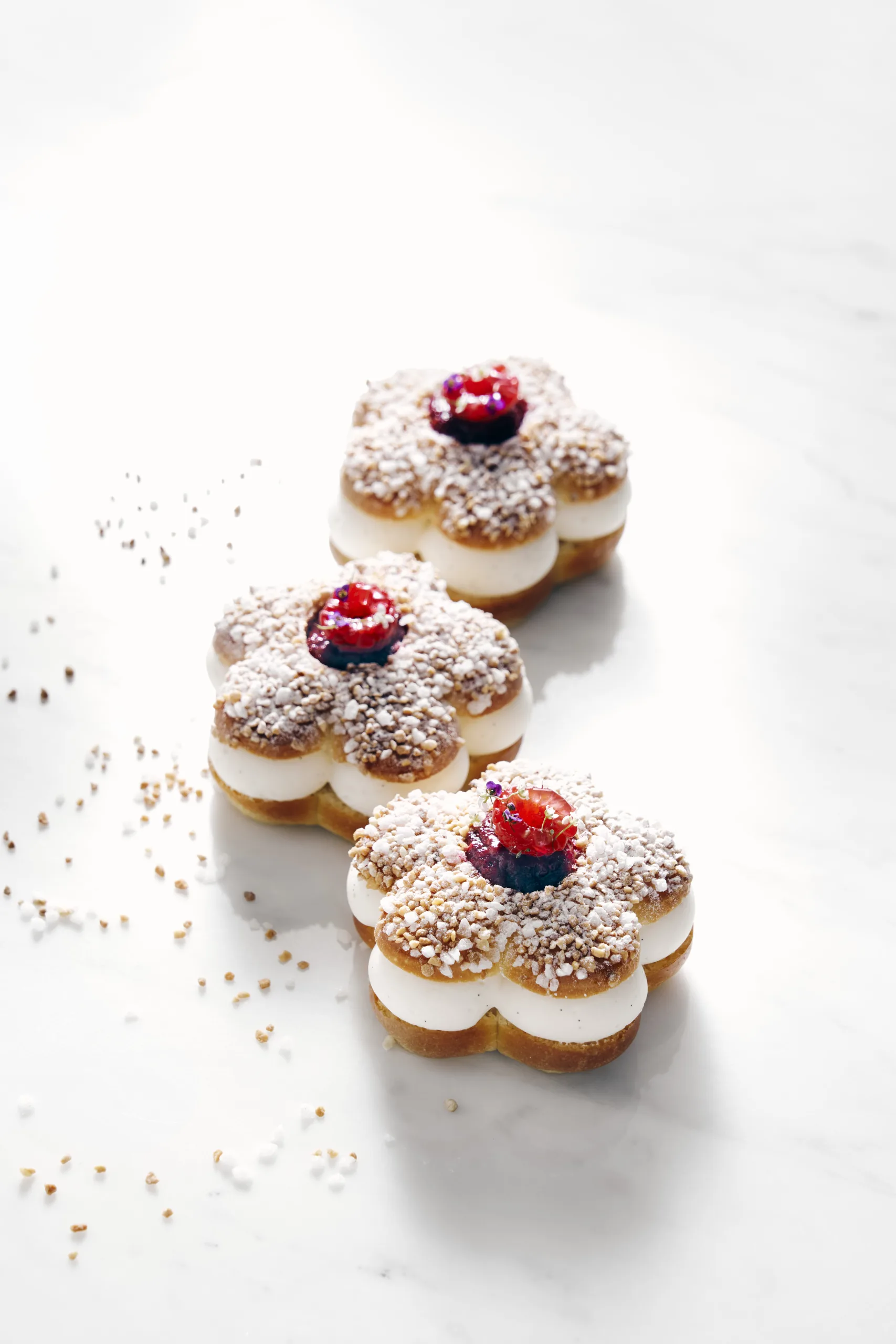 Cours de pâtisserie : atelier Tropézienne & Brioche pralines roses